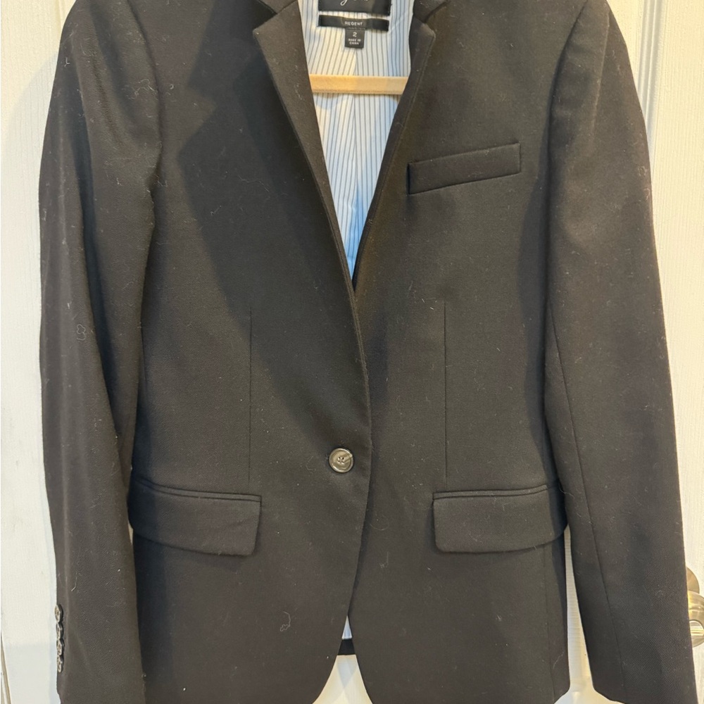 J. Crew Classic Black Women's Blazer Regent - Picture 3 of 6